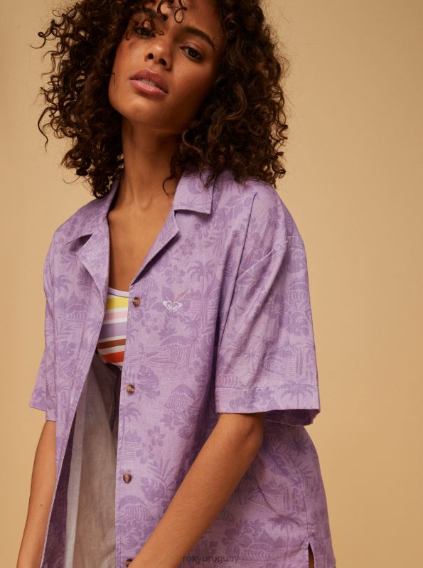 surf.amable.kate. camisa manga corta mujer amigos de surf rosa purpura Roxy 6N64H16 camisas 6N64H16 Roxy Uruguay rompe fronteras Gorras Roxy tiene sus raices en la cultura del surf